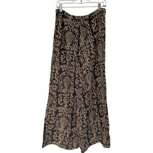 LISA CORTI Milano Women's M Paisley Print Wide Leg Palazzo Pants